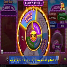 cartas de suicidio completas